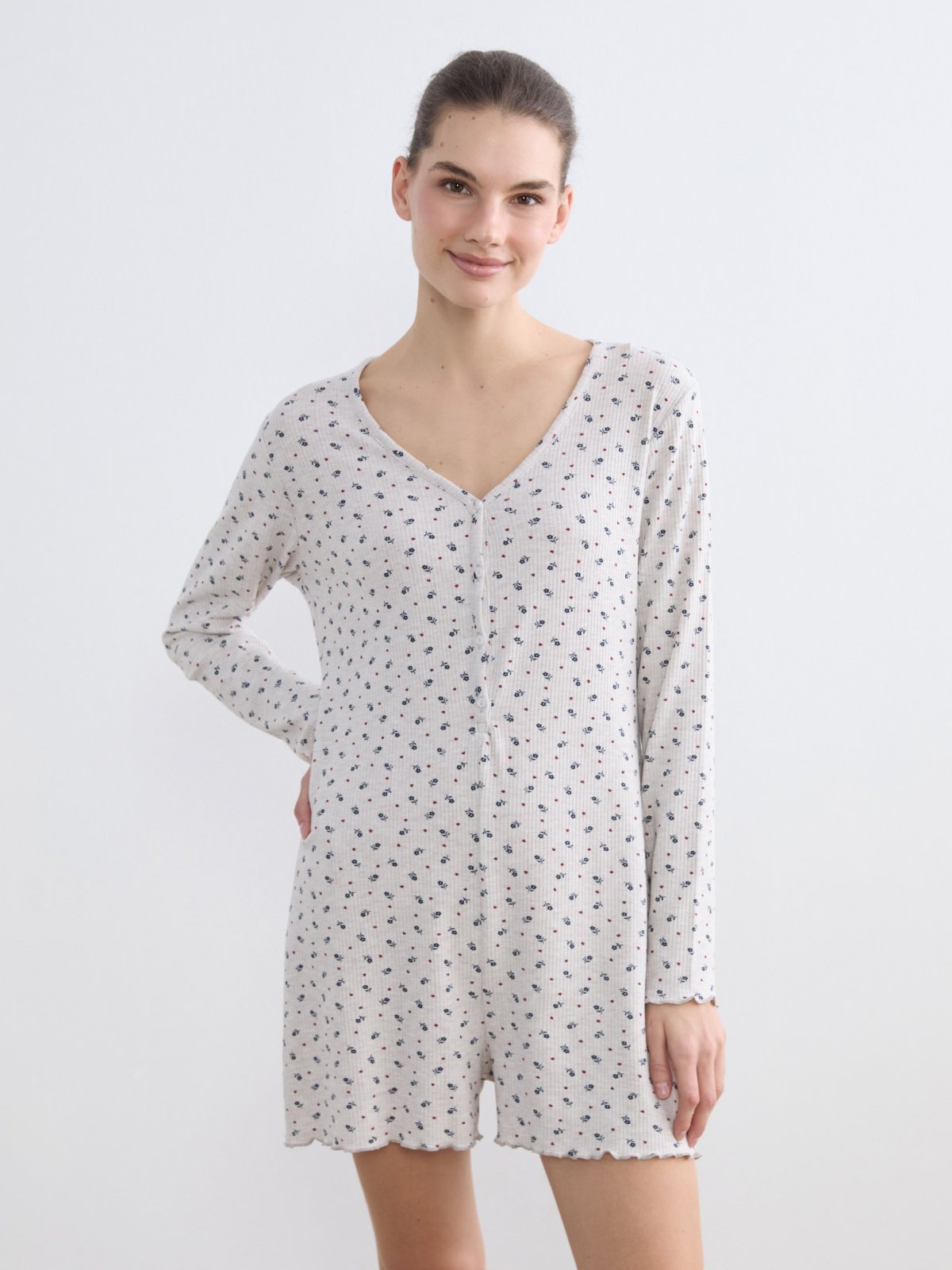Pijama Takım YULAF EZMESİ MELANJ