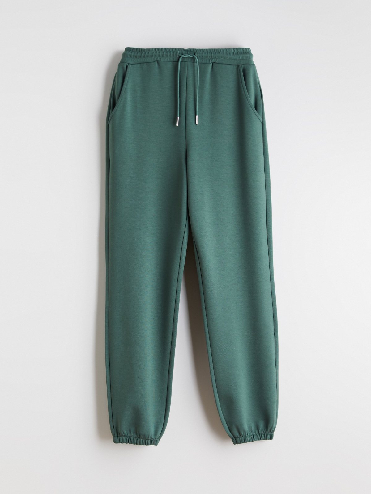 XSIDE Beli Lastikli Kadın Jogger Eşofman Altı ORTA YEŞİL