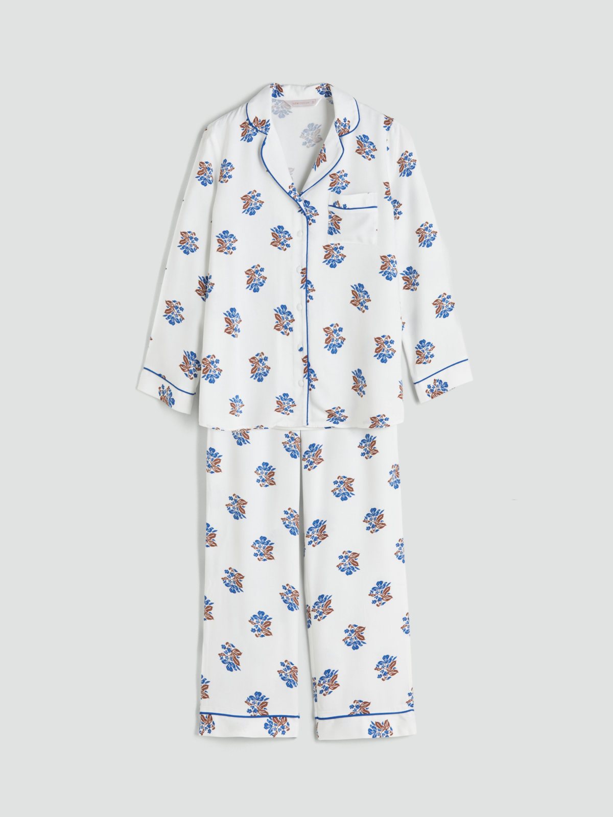 Pijama Takım EKRU BASKILI