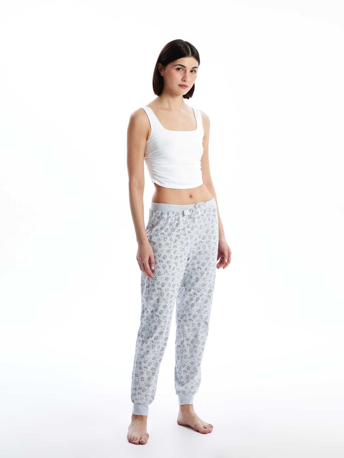 Pijama Alt GRİ MELANJ