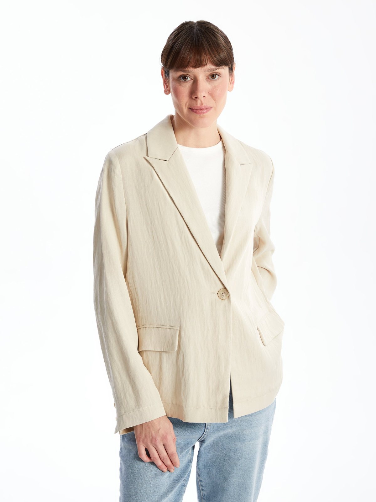 Blazer Ceket BEJ