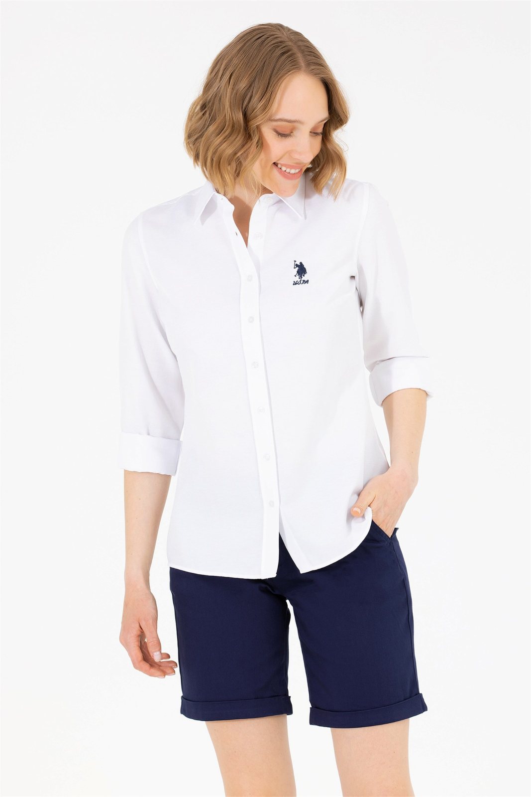 U.S. Polo Assn. Kadın Dokuma Gömlek