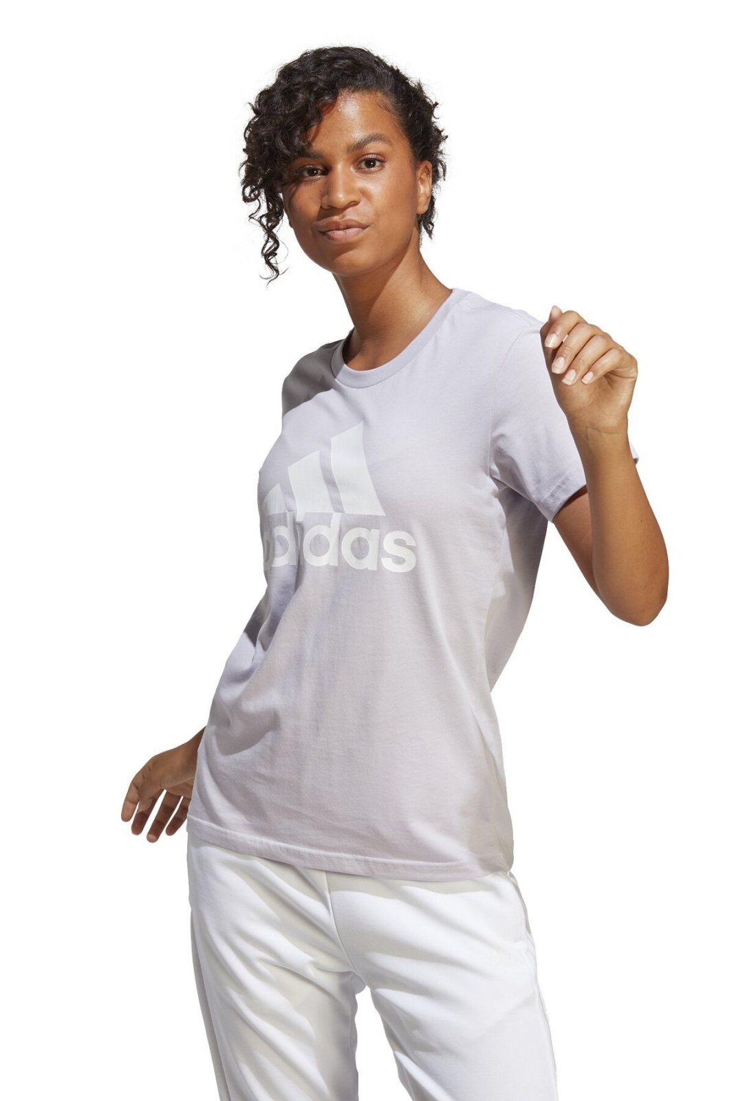 Женская футболка Adidas с коротким рукавом 2594764