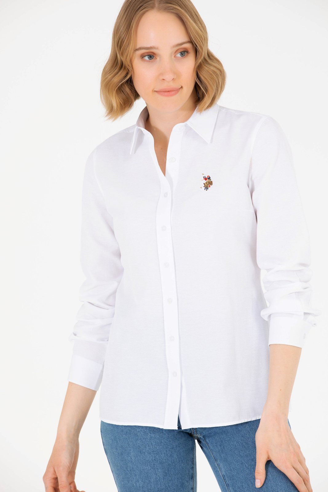 U.S. Polo Assn. Kadın Dokuma Gömlek