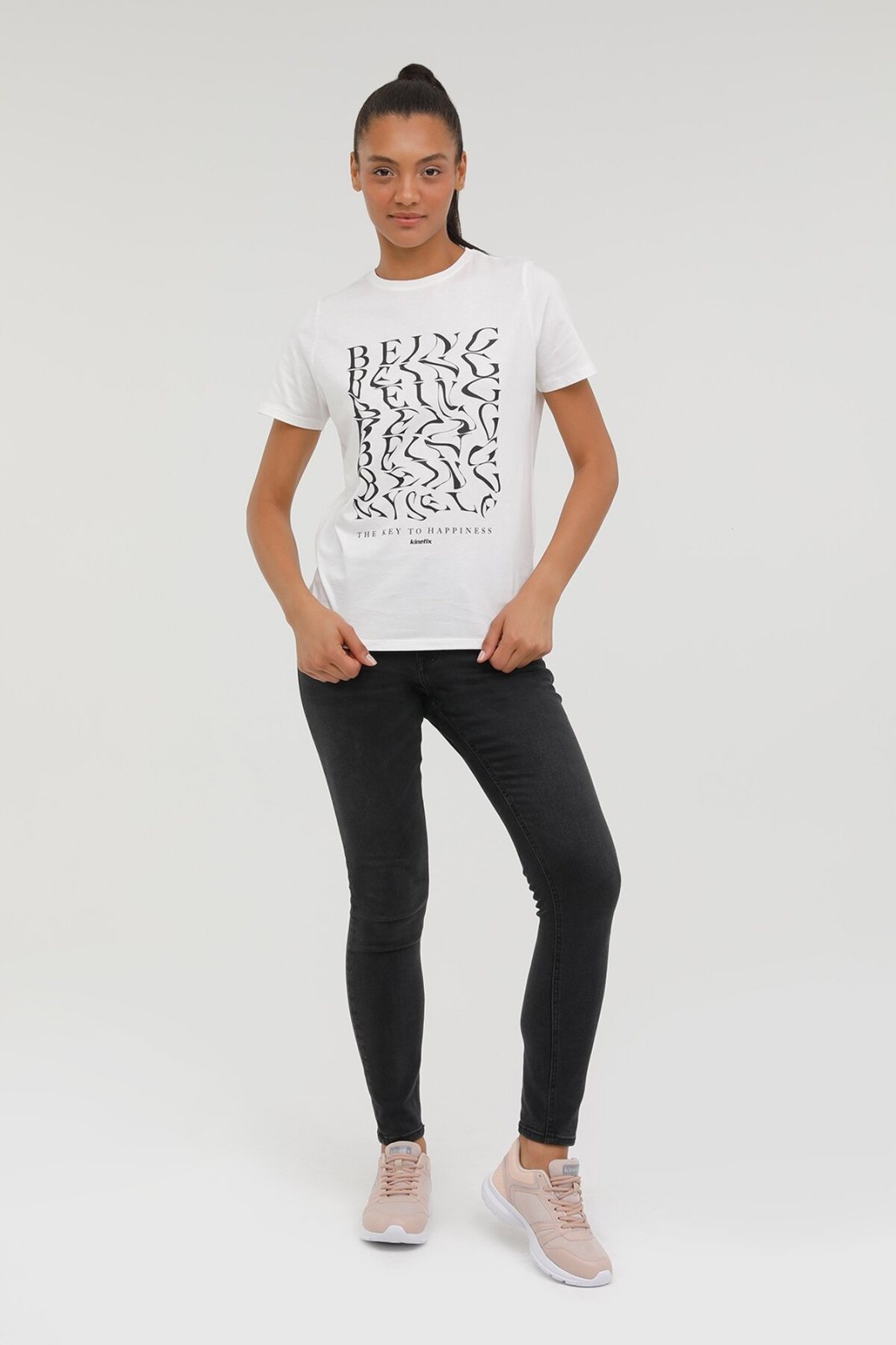 Kinetix Kadın Kısa Kol T-Shirt