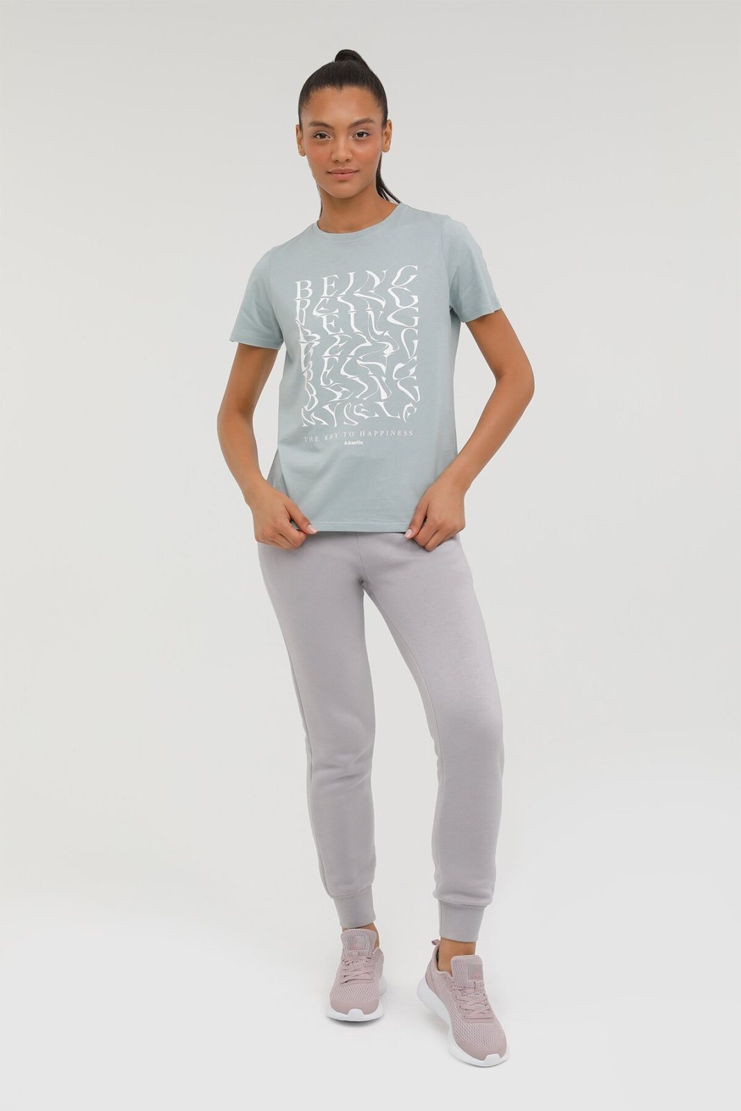 Kinetix Kadın Kısa Kol T-Shirt