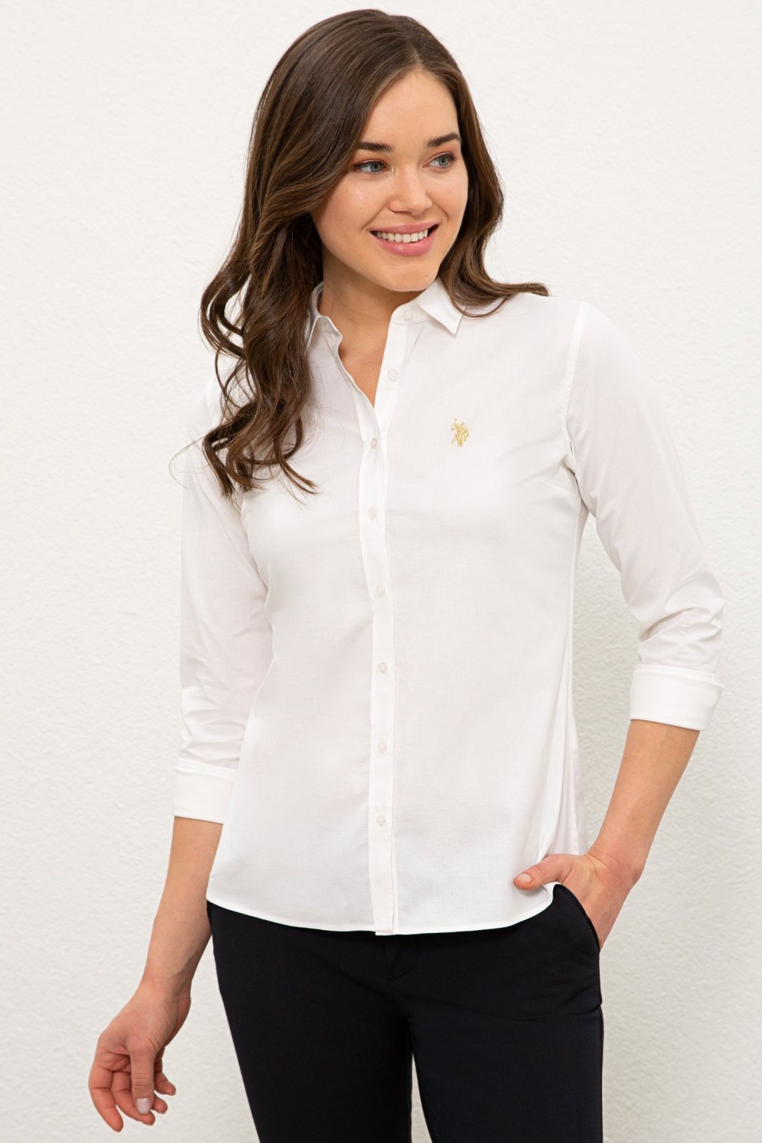 U.S. Polo Assn. Kadın Dokuma Gömlek