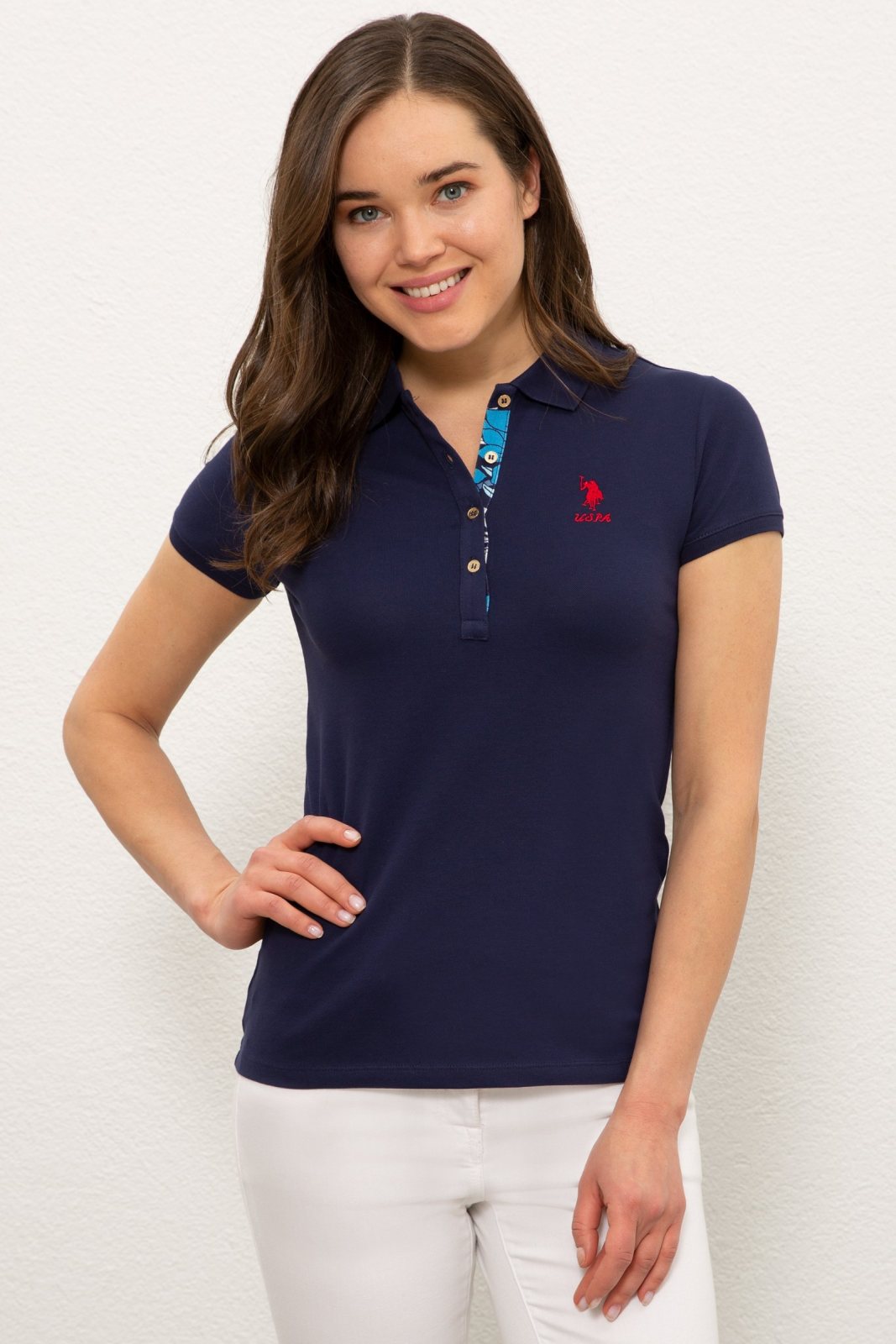 U.S. Polo Assn. Kadın Basic T-Shirt