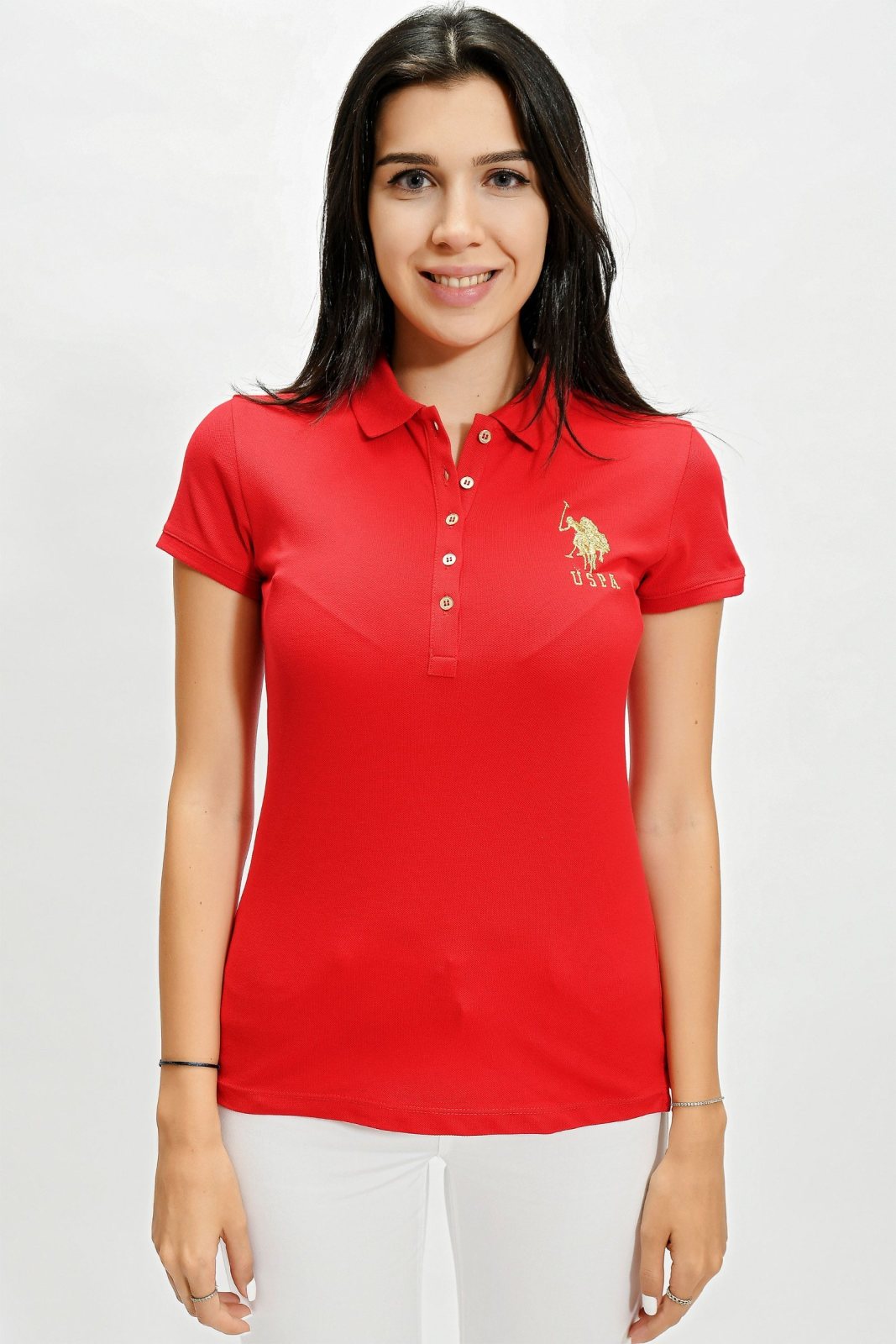 U.S. Polo Assn. Kadın Basic T-Shirt