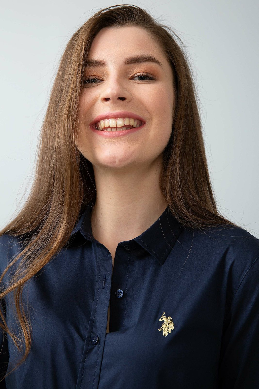 U.S. Polo Assn. Kadın Uzunkol Basic Gömlek