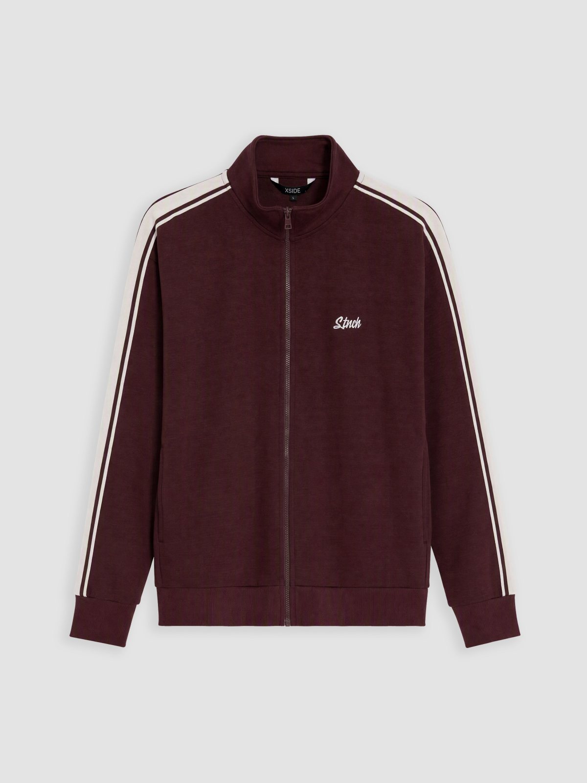Fermuarlı Sweatshirt BORDO