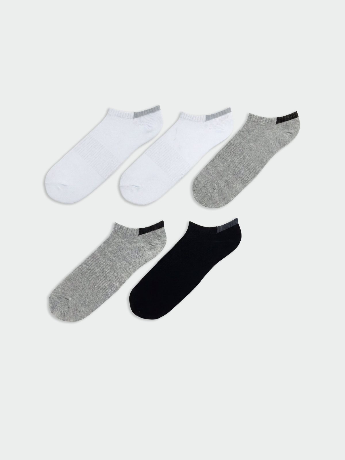 Sneaker Çorap Karışık Renk İpliği Boyalı