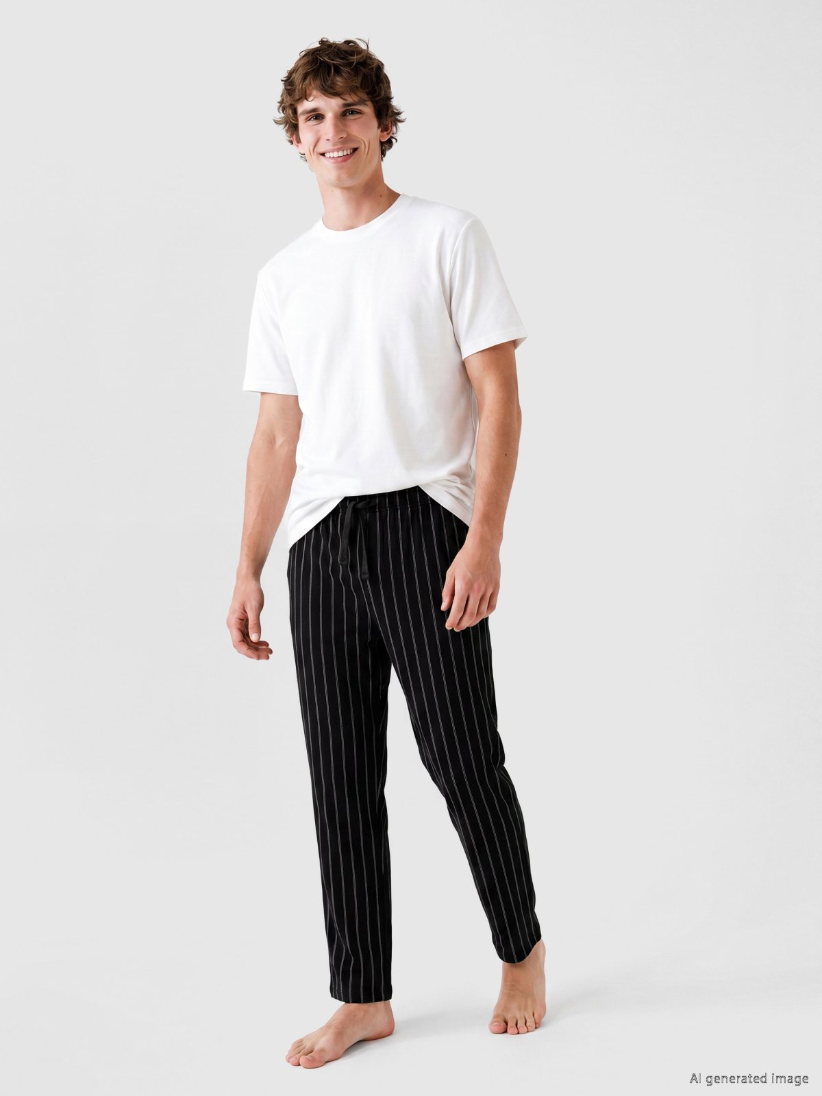 Pijama Alt SİYAH BASKILI