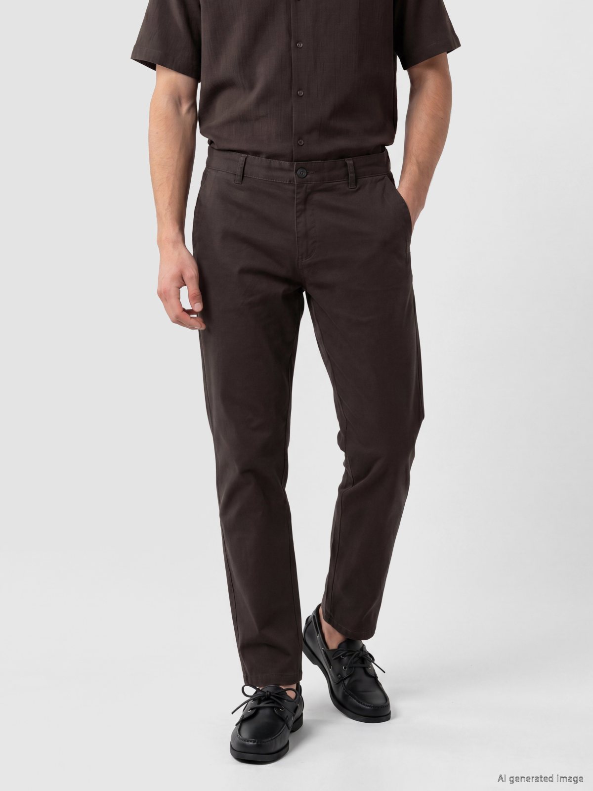 Chino Pantolon KOYU GRİ