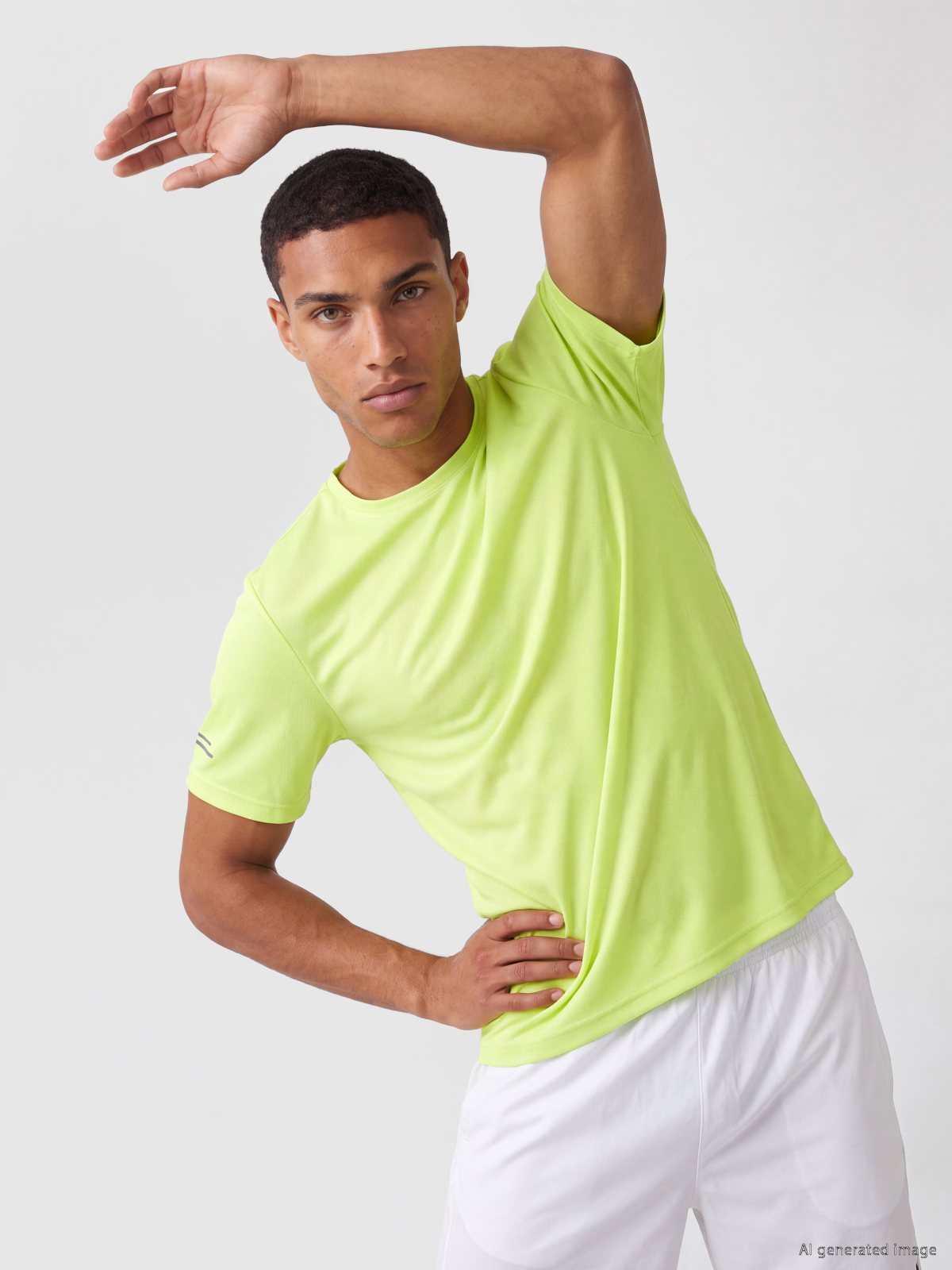 LC Waikiki 7311294 Lime Green T-Shirt