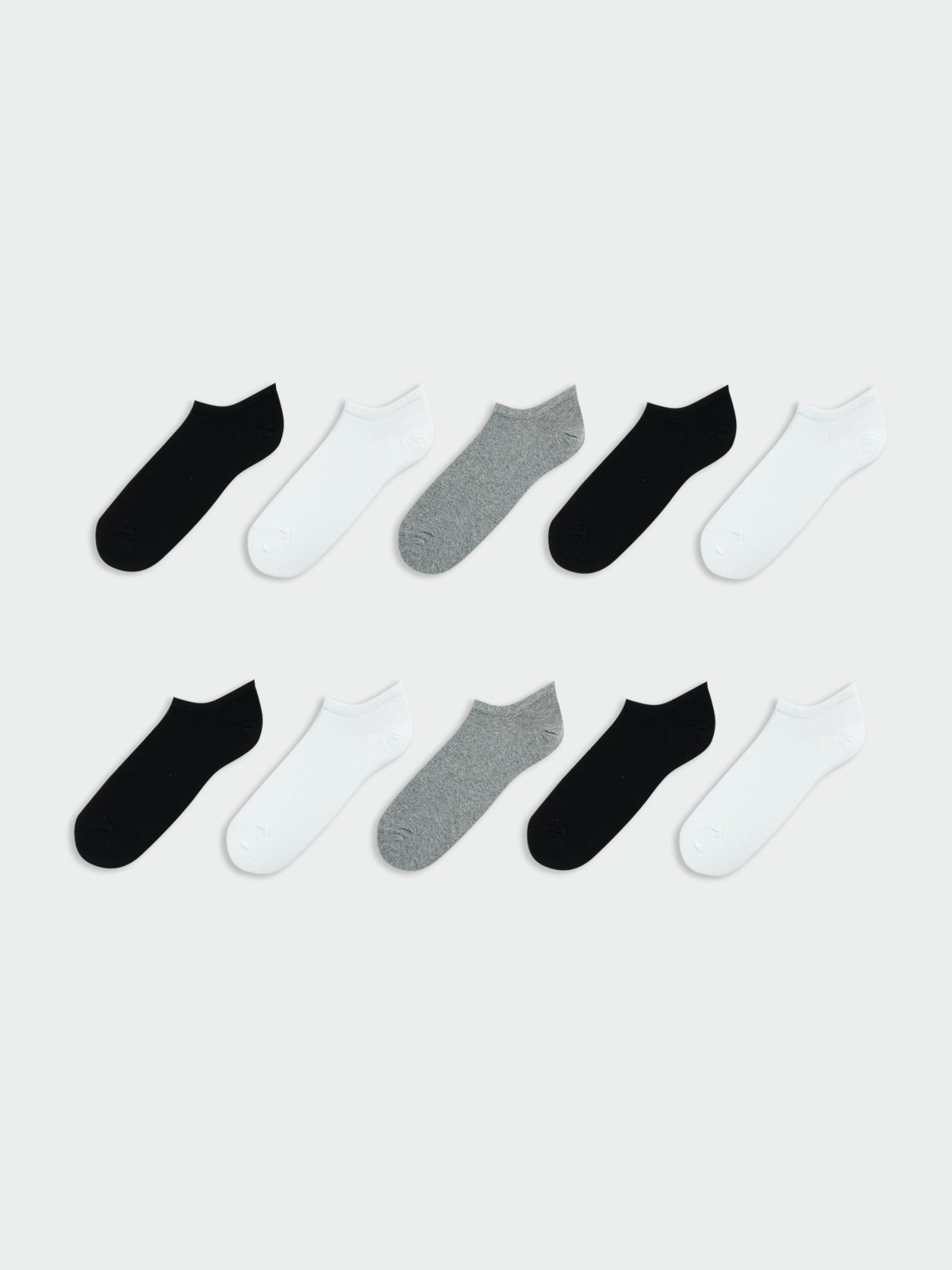 Sneaker Çorap Karışık Renk İpliği Boyalı