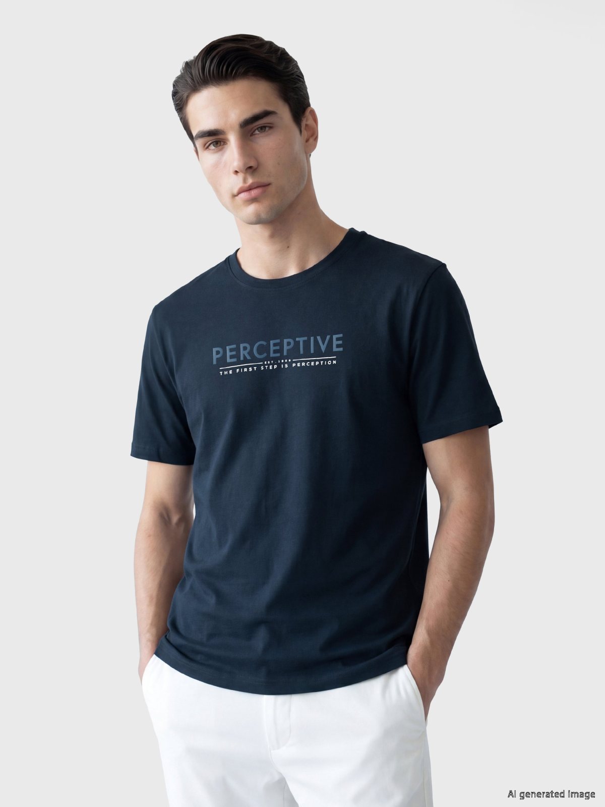 LC Waikiki 7297630 Navy Men's T-Shirt