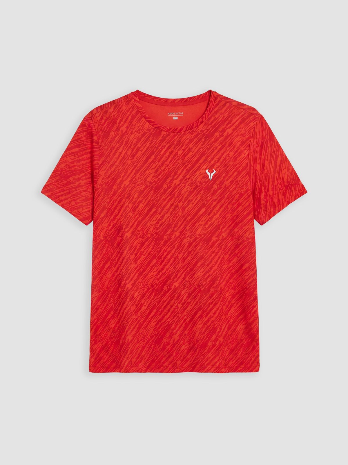 LC Waikiki S6R868Z8 Men's Orange Printed T-Shirt