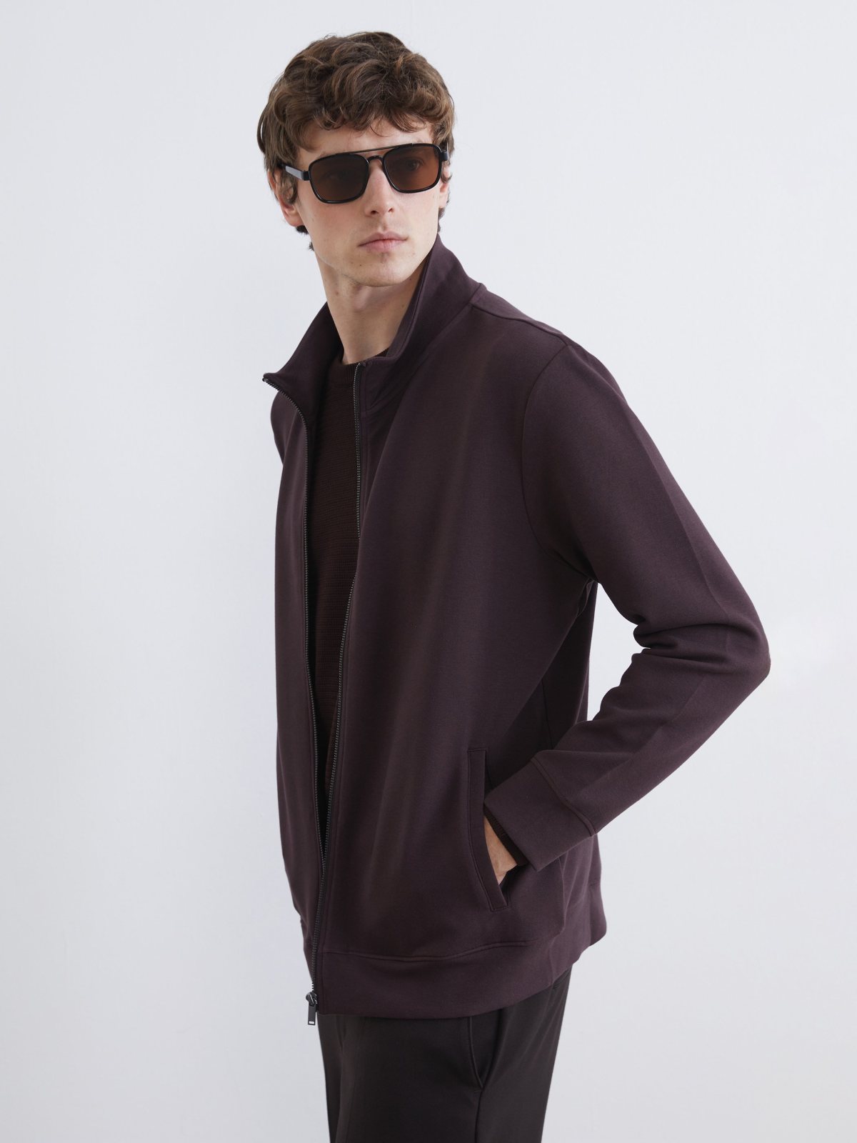 Fermuarlı Sweatshirt MÜRDÜM