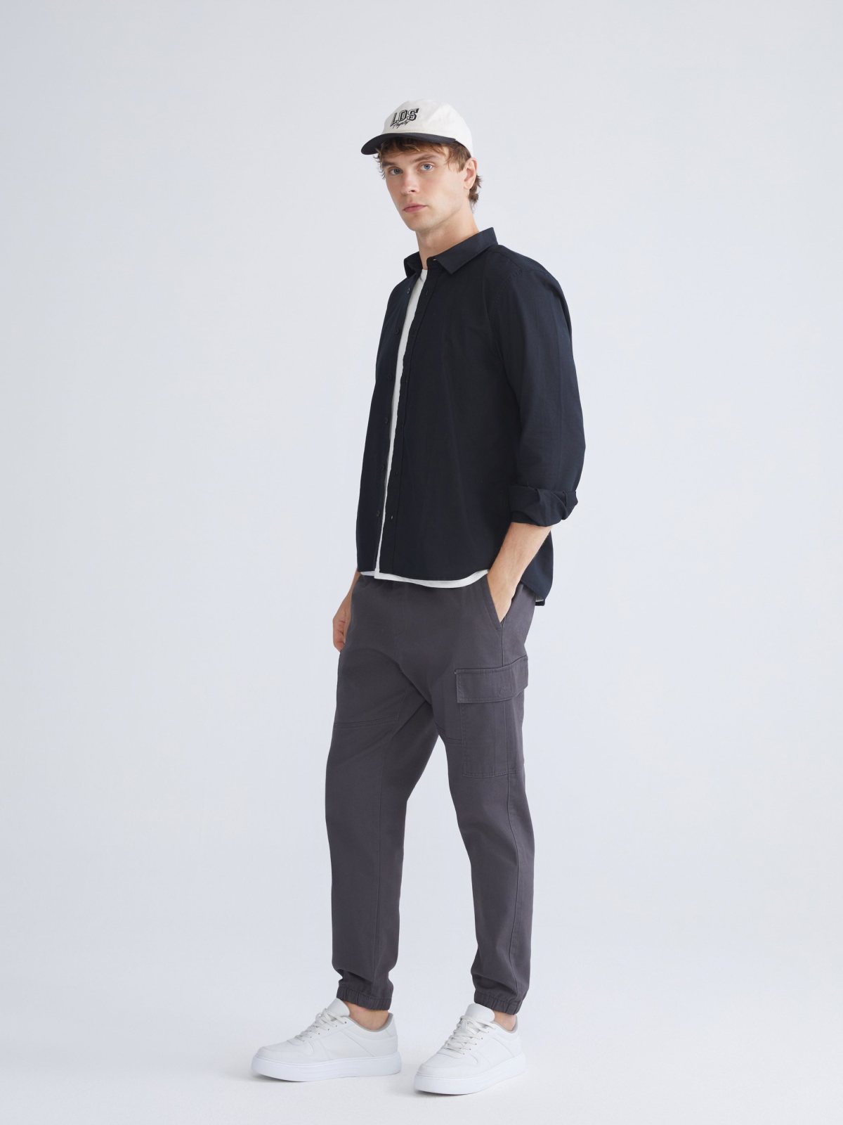 LCW CASUAL Standart Kalıp Erkek Kargo Pantolon ANTRASİT