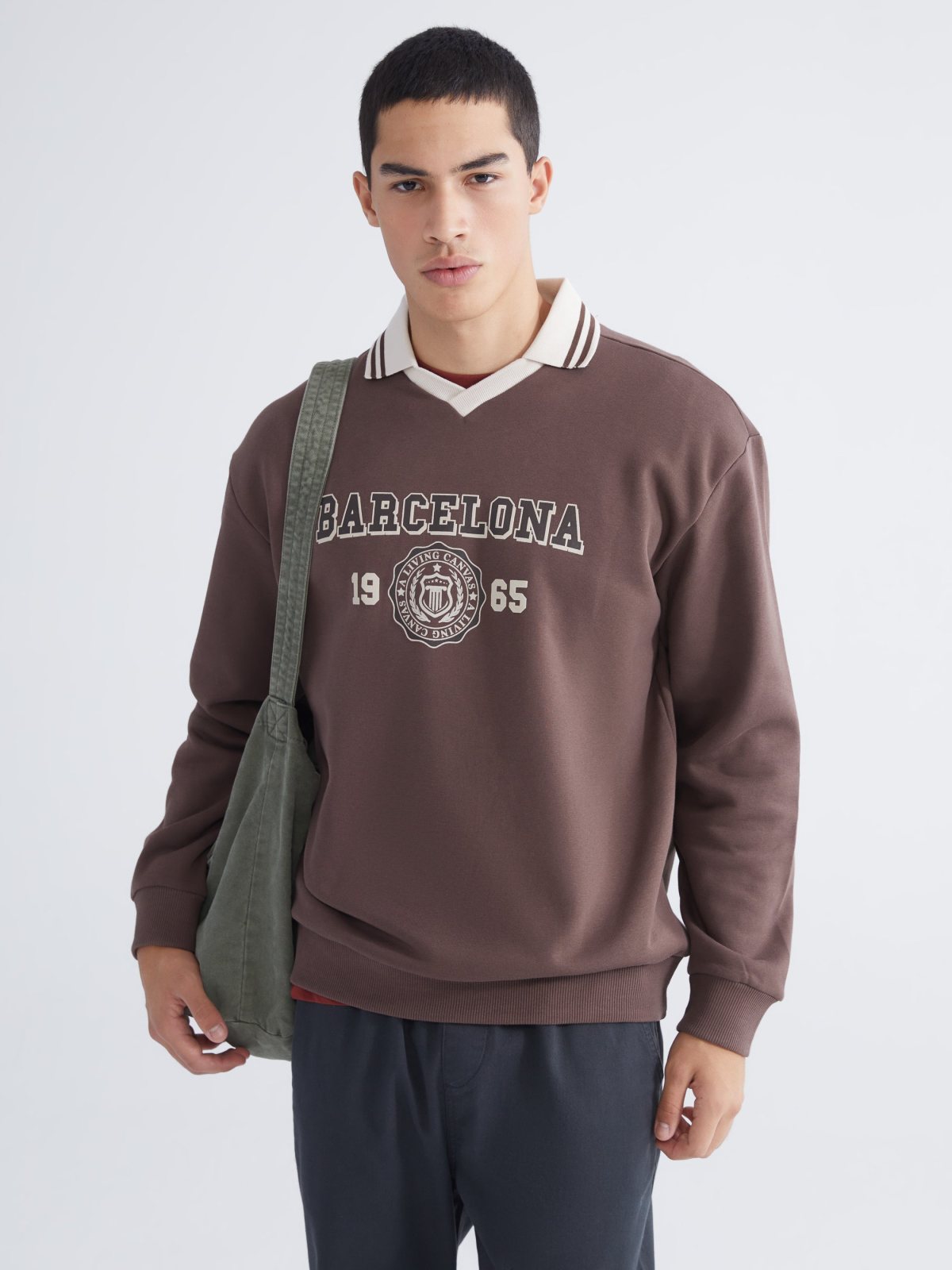 Sweatshirt KAHVERENGİ