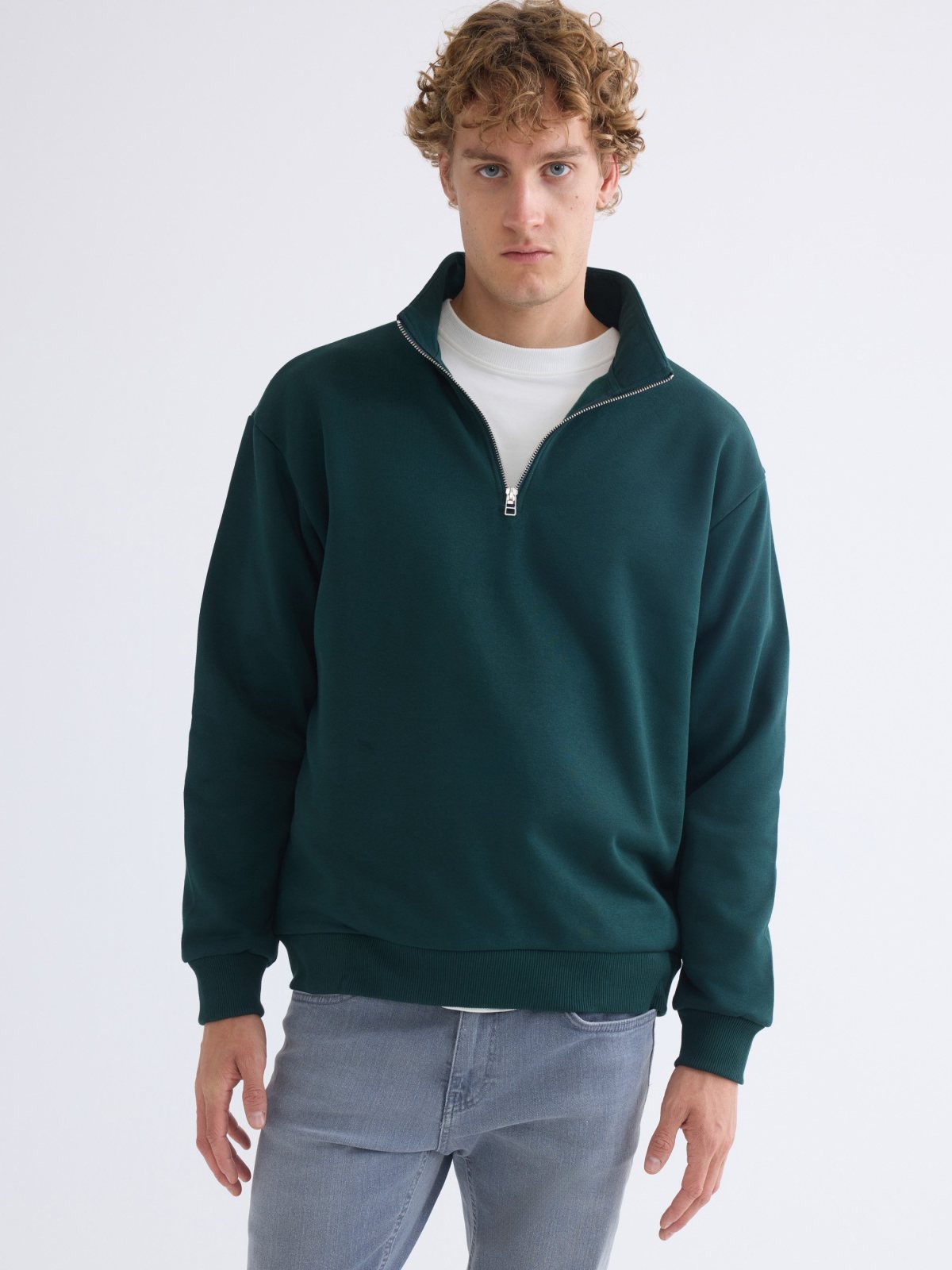 Sweatshirt KOYU YEŞİL