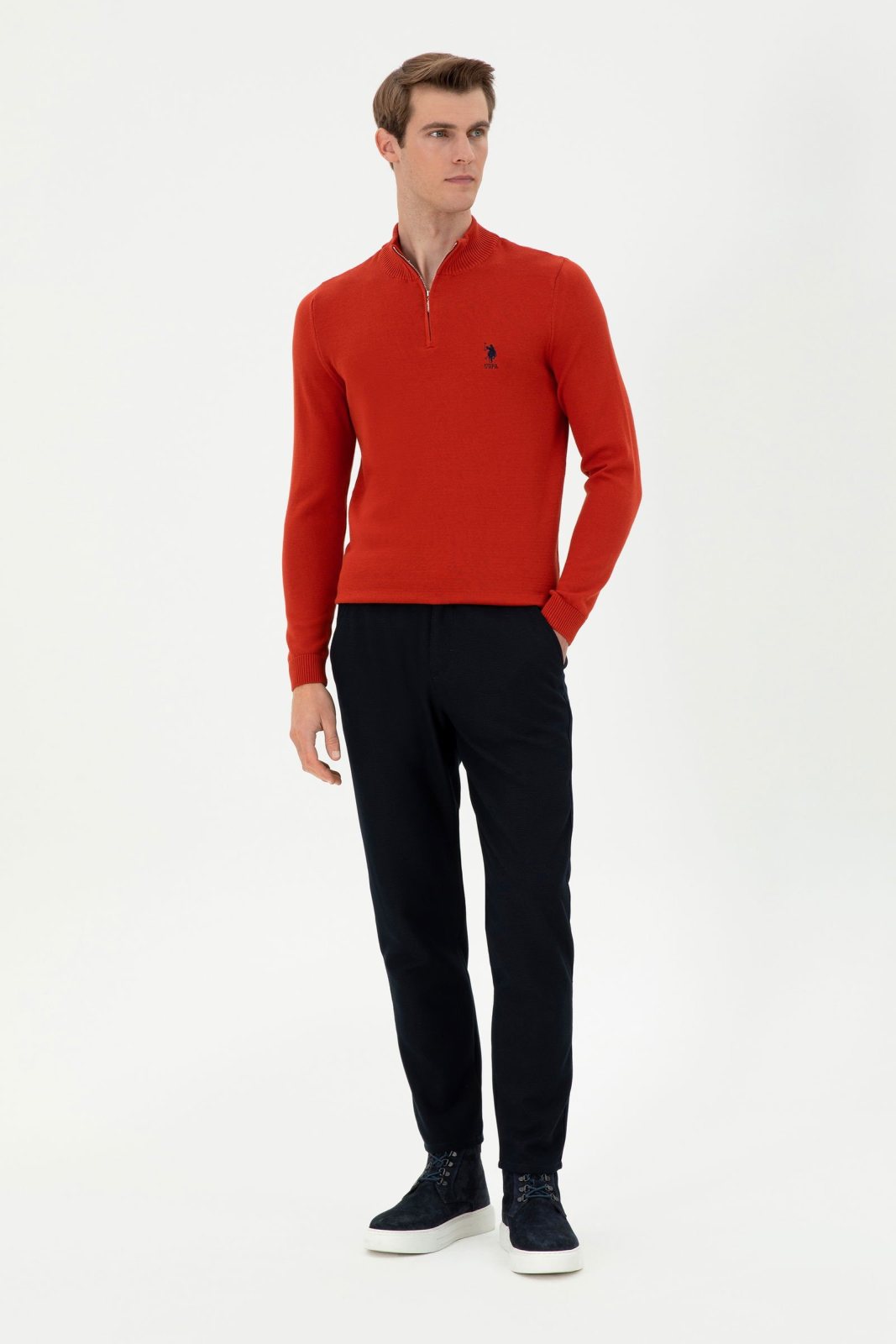 U.S.Polo.Assn.Erkek Dokuma Spor Pantolon