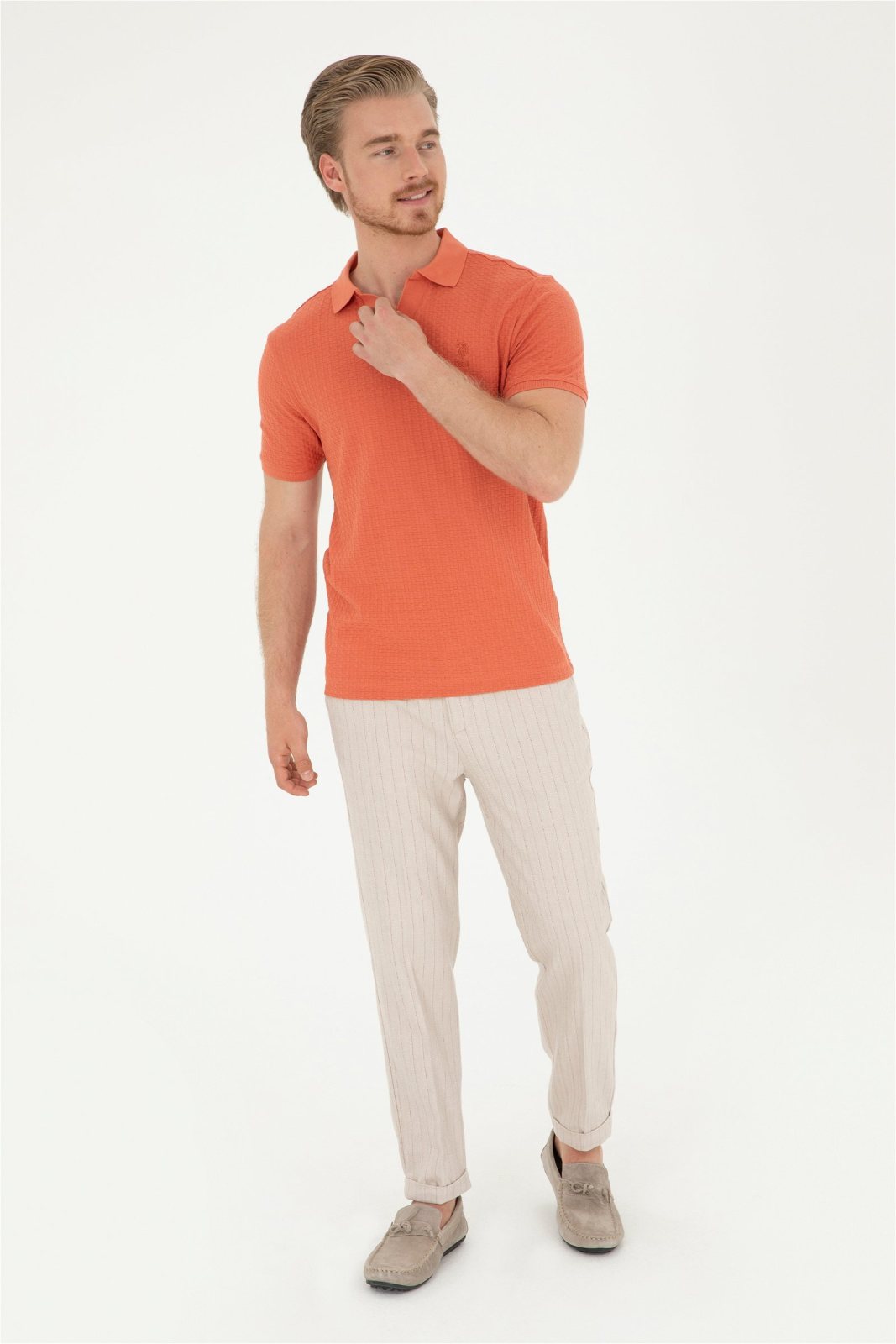 U.S.Polo.Assn Erkek Dokuma Spor Pantolon