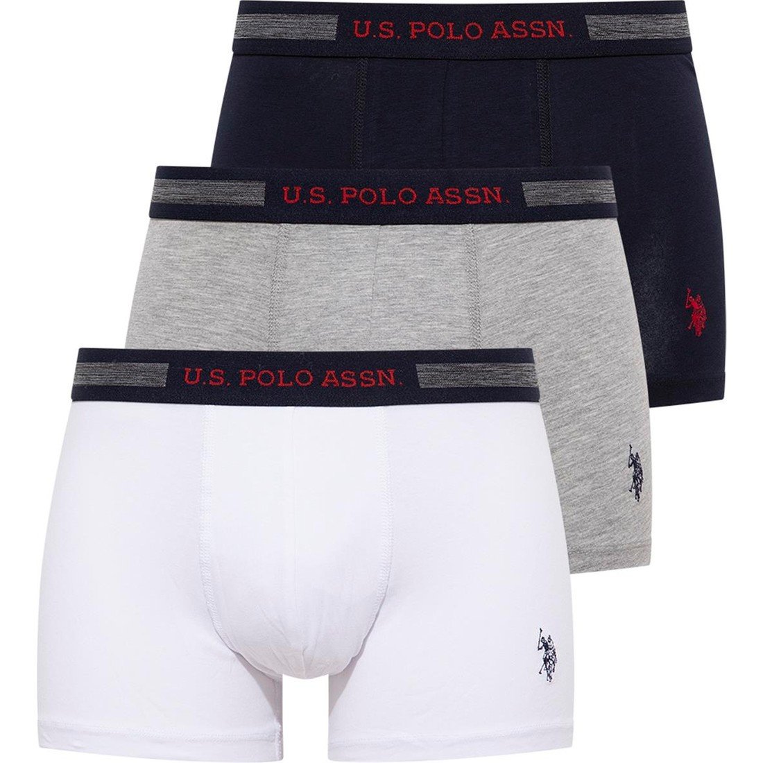 U.S. Polo Assn. Erkek 3 Lü Boxer