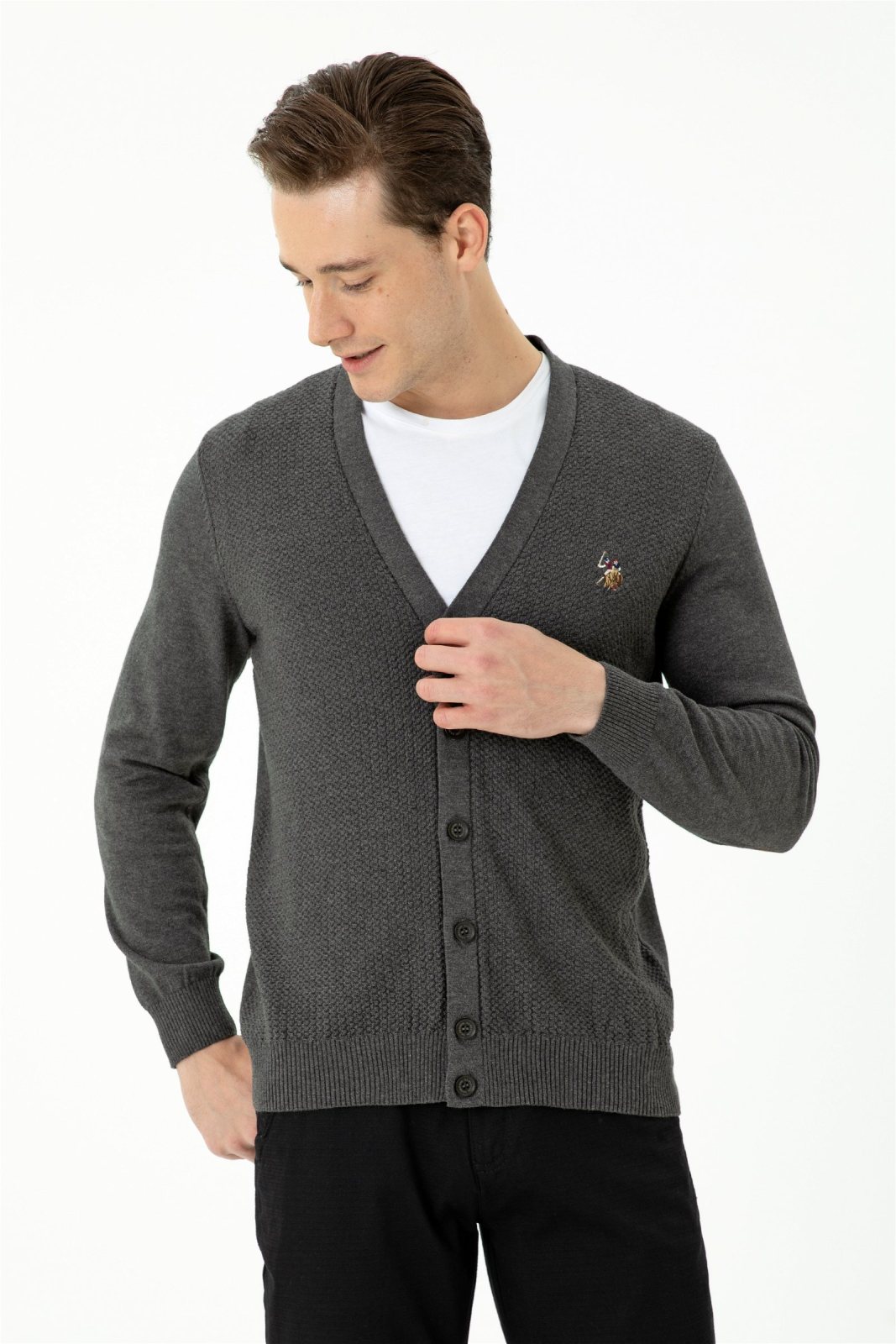 U.S.Polo Assn. Erkek Triko Hırka