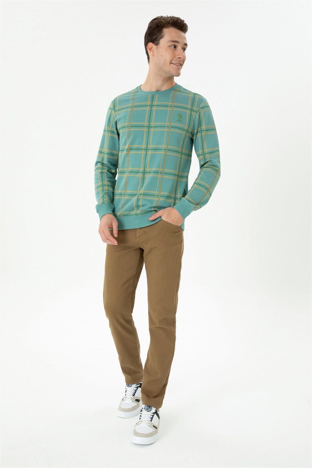 U.S. Polo Assn. Erkek Dokuma Spor Pantolon