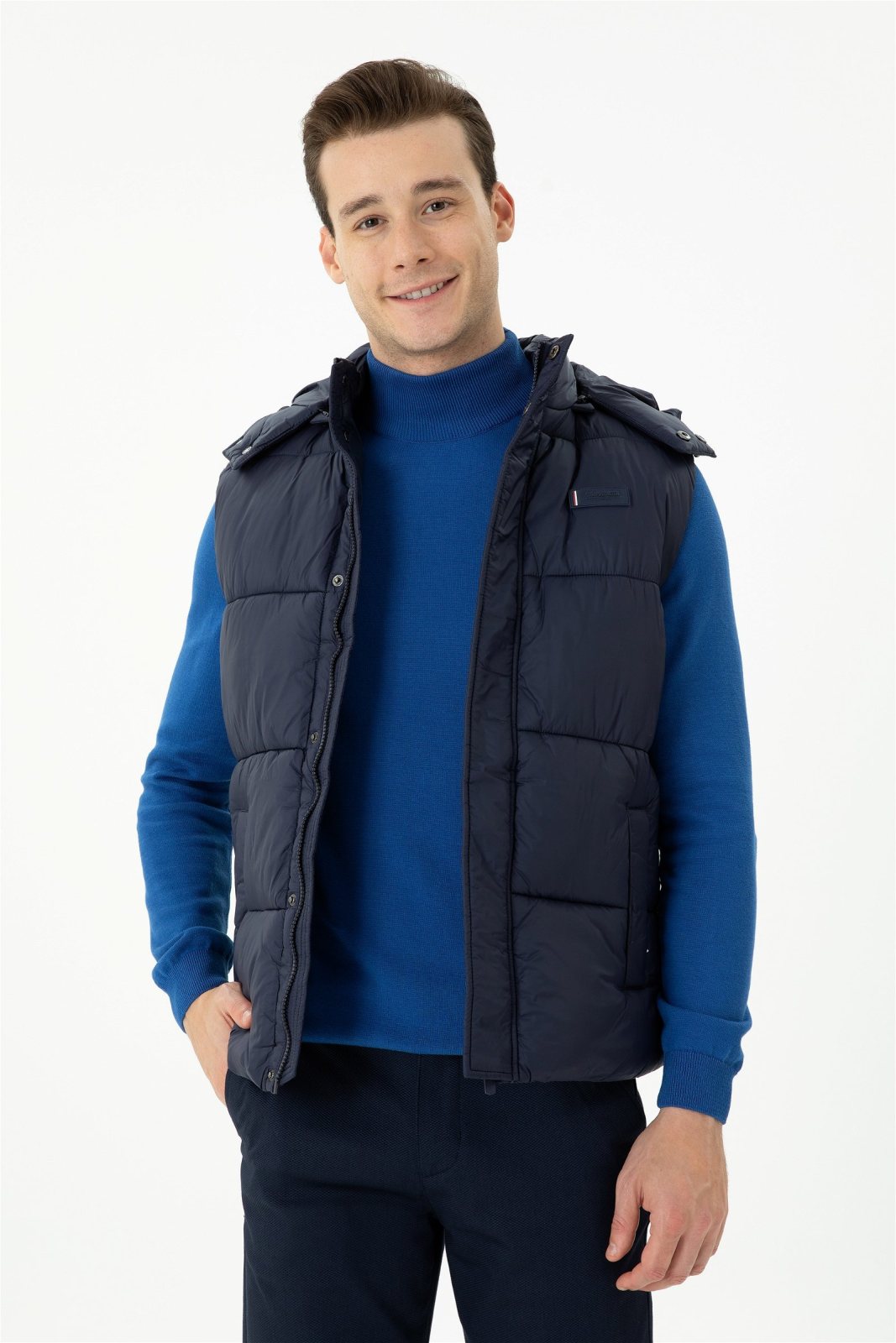U.S. Polo Assn. Erkek Dokuma Yelek