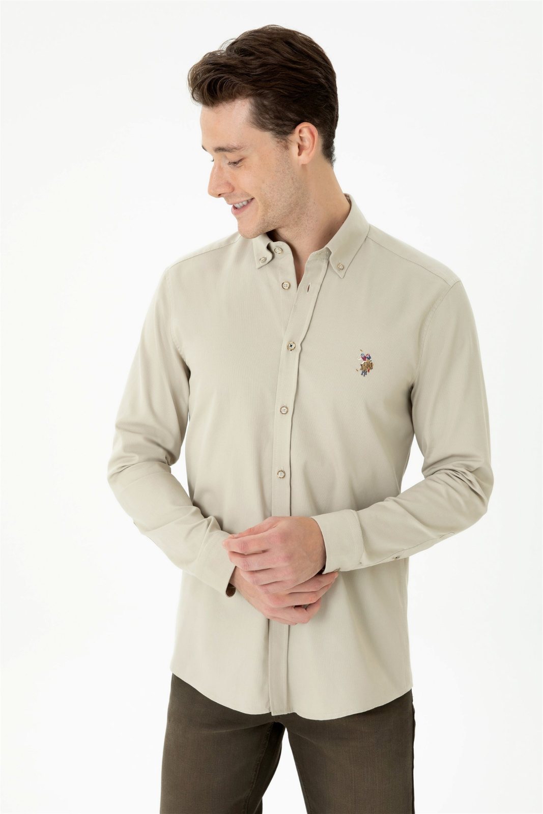 U.S. Polo Assn. Erkek Dokuma Gömlek