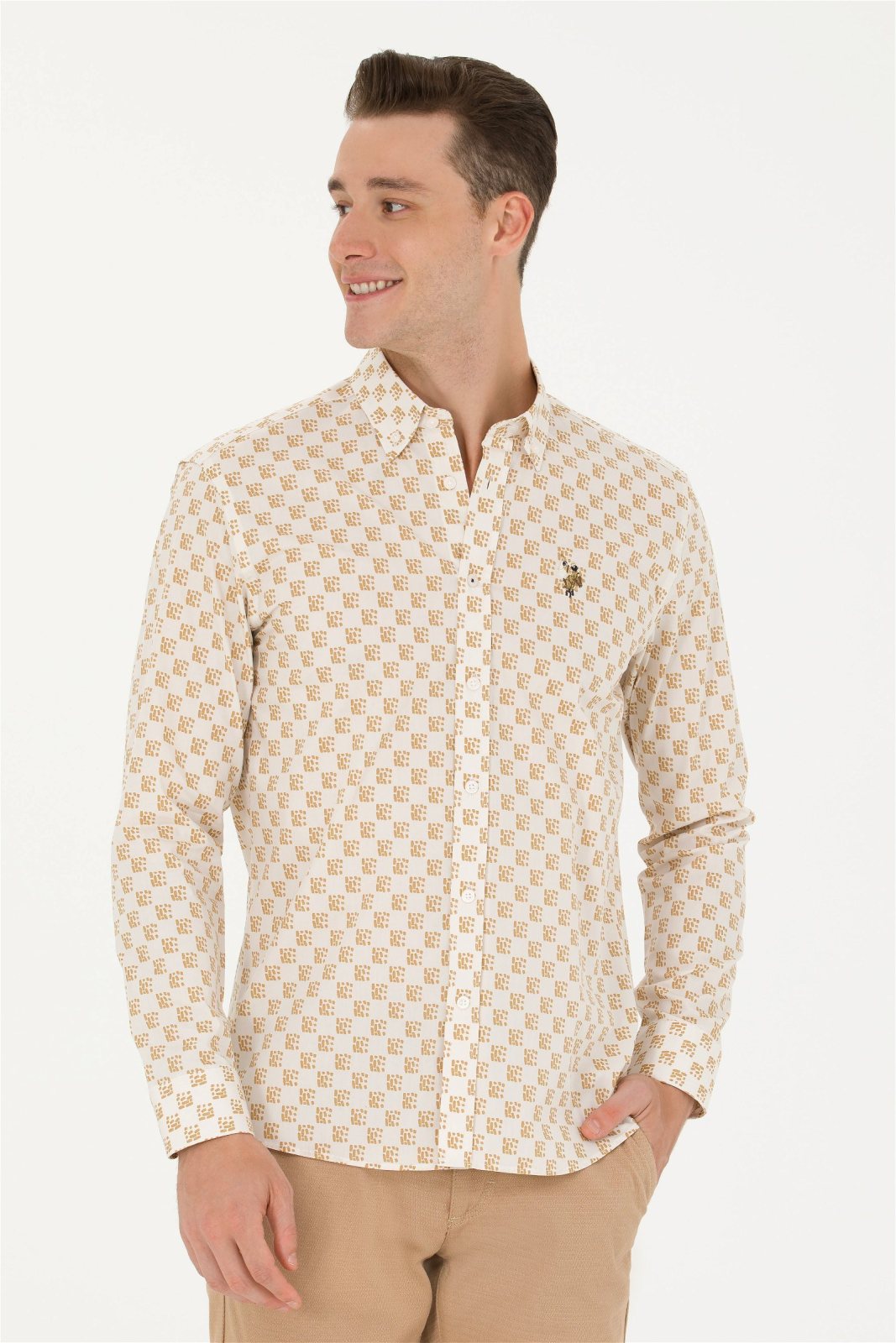 U.S.Polo Assn. Erkek Gömlek Uzun Kol