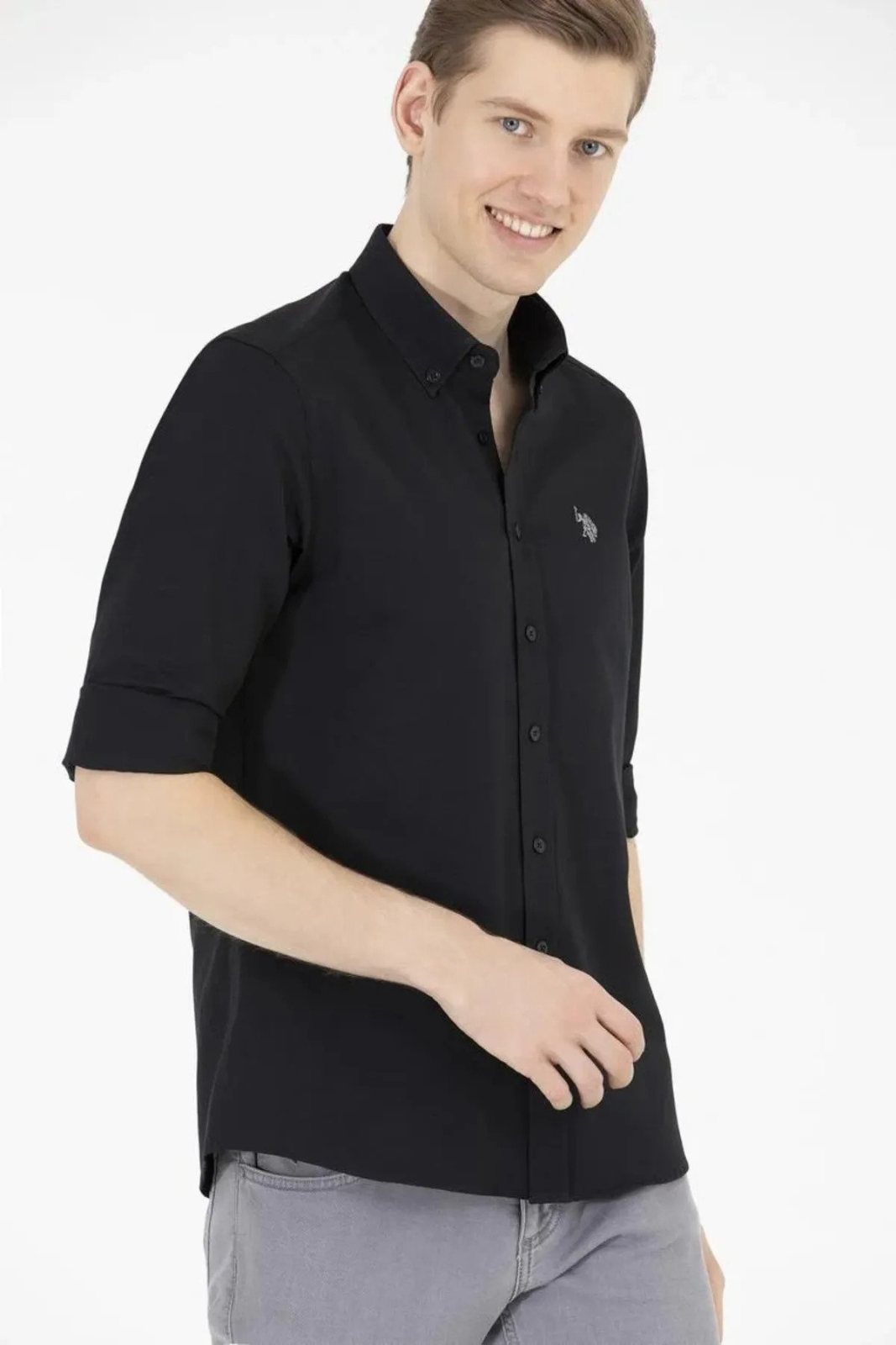 U.S.Polo Assn. Erkek Dokuma Gömlek