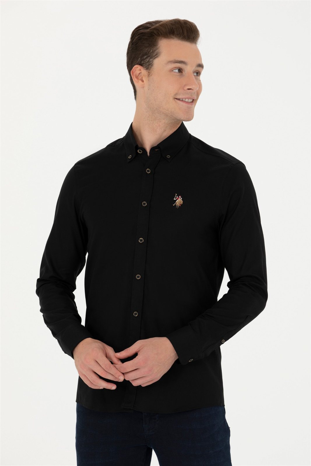 U.S. Polo Assn. Erkek Dokuma Gömlek