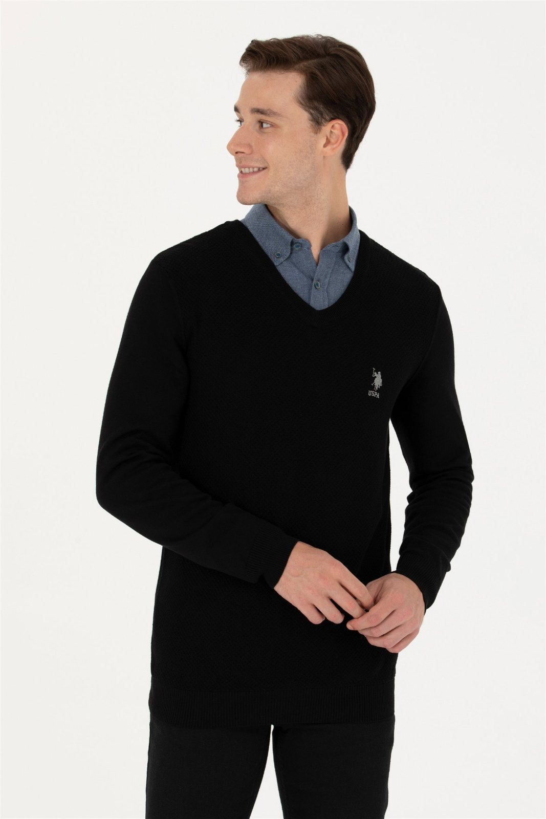 U.S. Polo Assn. 2875406 Мужской трикотажный свитер