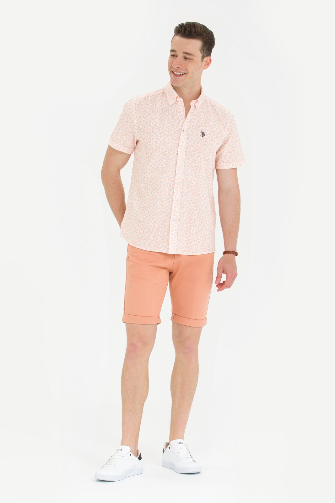 U.S. Polo Assn. Erkek Denim Capri Bermuda