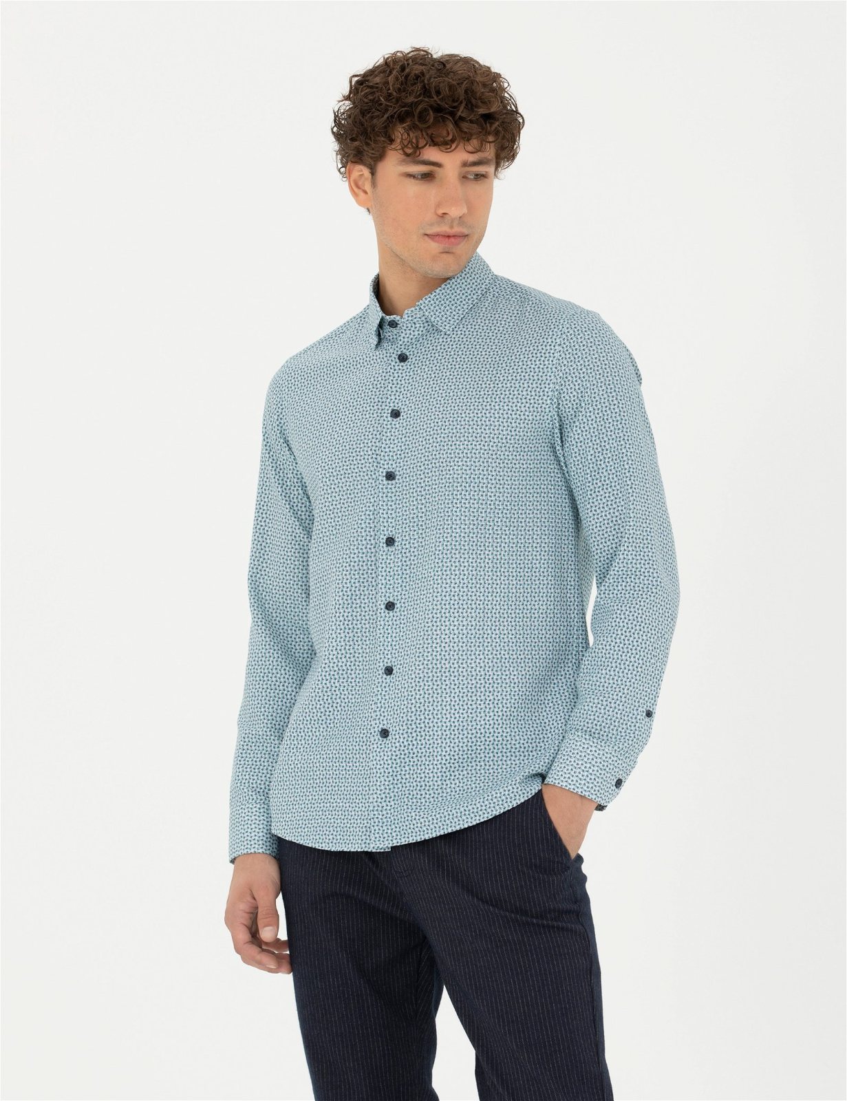 Pierre Cardin 2873605 Men's Long-Sleeve Shirt