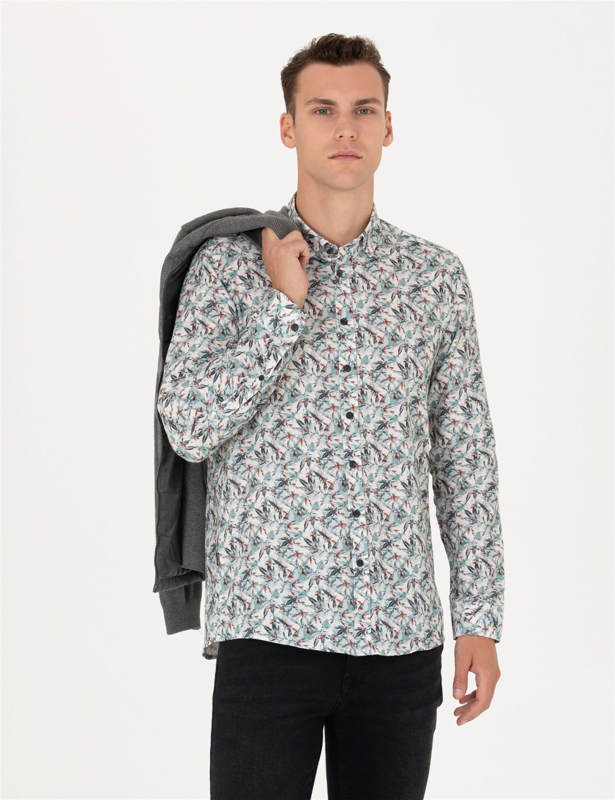 Pierre Cardin 2873594 Men's Long-Sleeve Shirt
