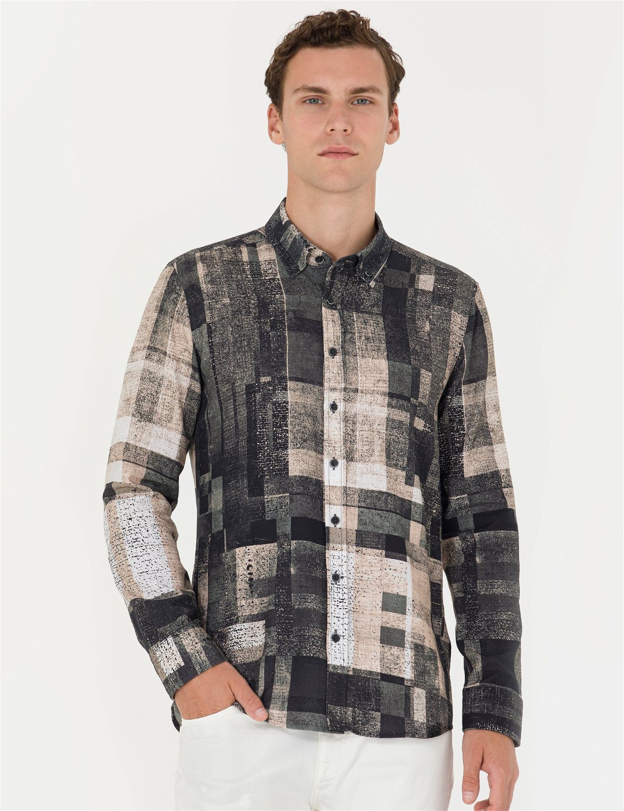 Pierre Cardin 2873566 Men's Long-Sleeve Shirt