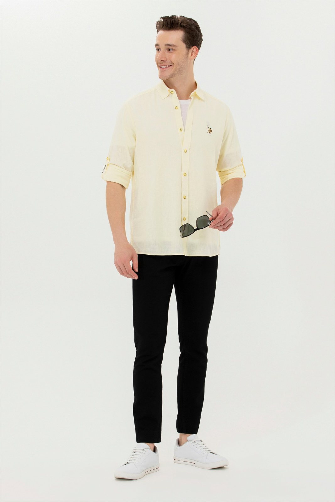 U.S. Polo Assn. Erkek Dokuma Spor Pantolon