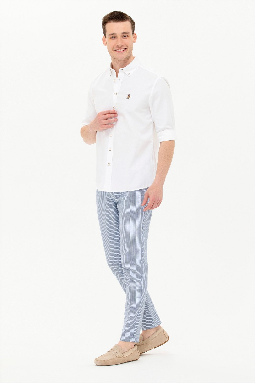 U.S.Polo Assn. Erkek Dokuma Spor Pantolon