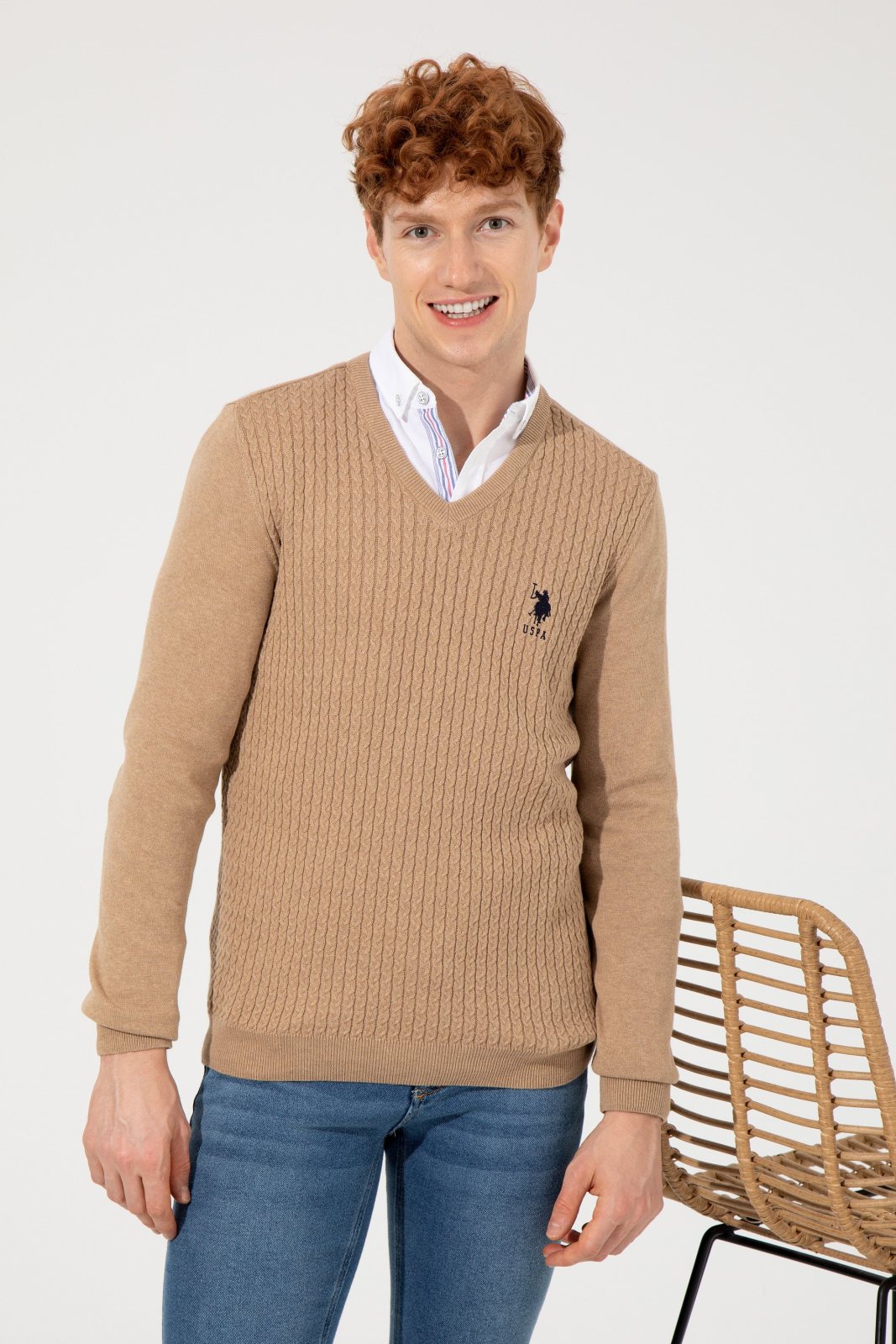 U.S. Polo Assn. Erkek Kazak