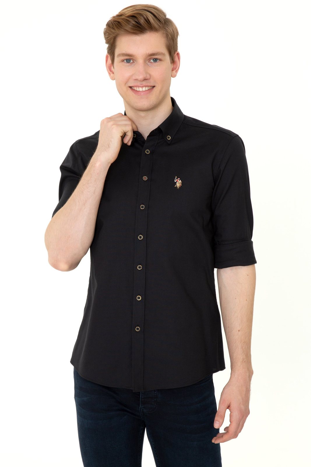 U.S. Polo Assn. Erkek Uzunkol Basic Gömlek