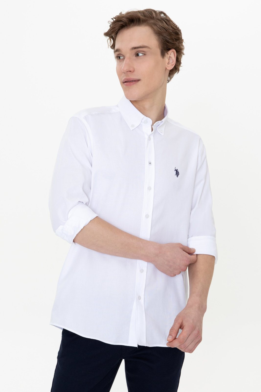U.S. Polo Assn. Erkek Dokuma Gömlek