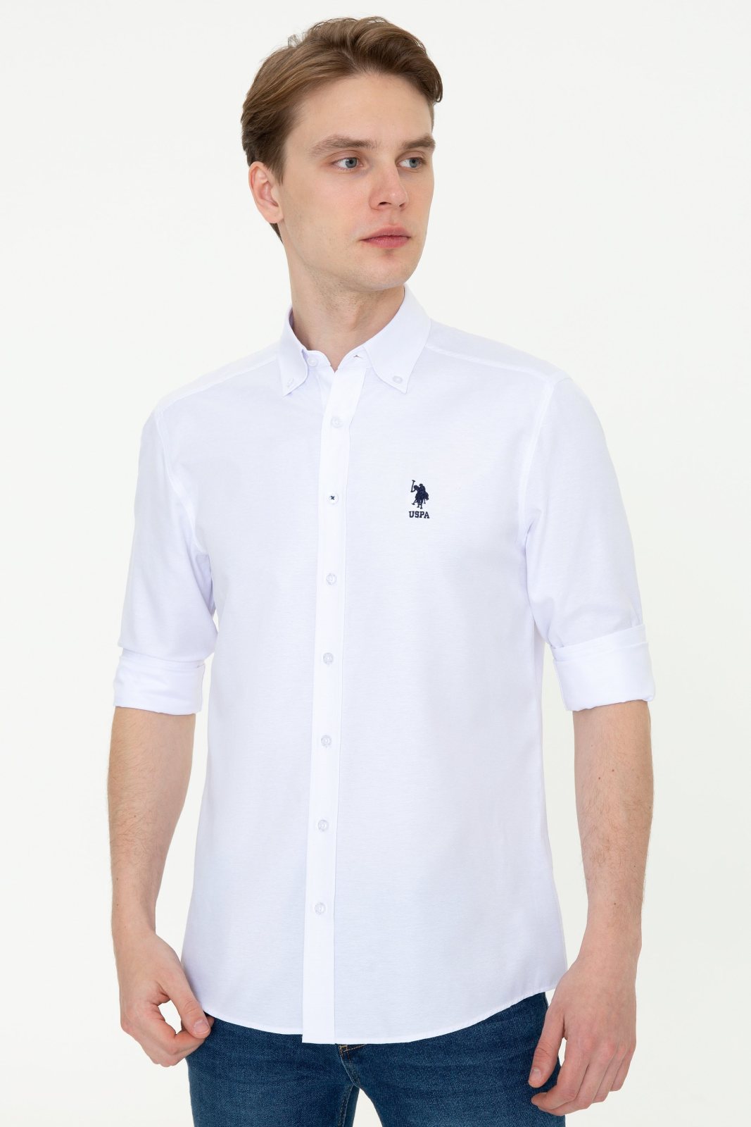 U.S. Polo Assn. Erkek Dokuma Gömlek