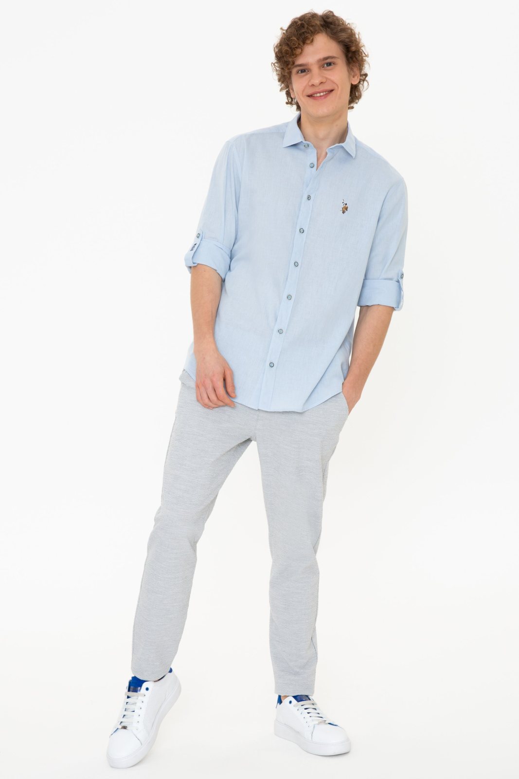U.S. Polo Assn. Erkek Uzunkol Basic Gömlek
