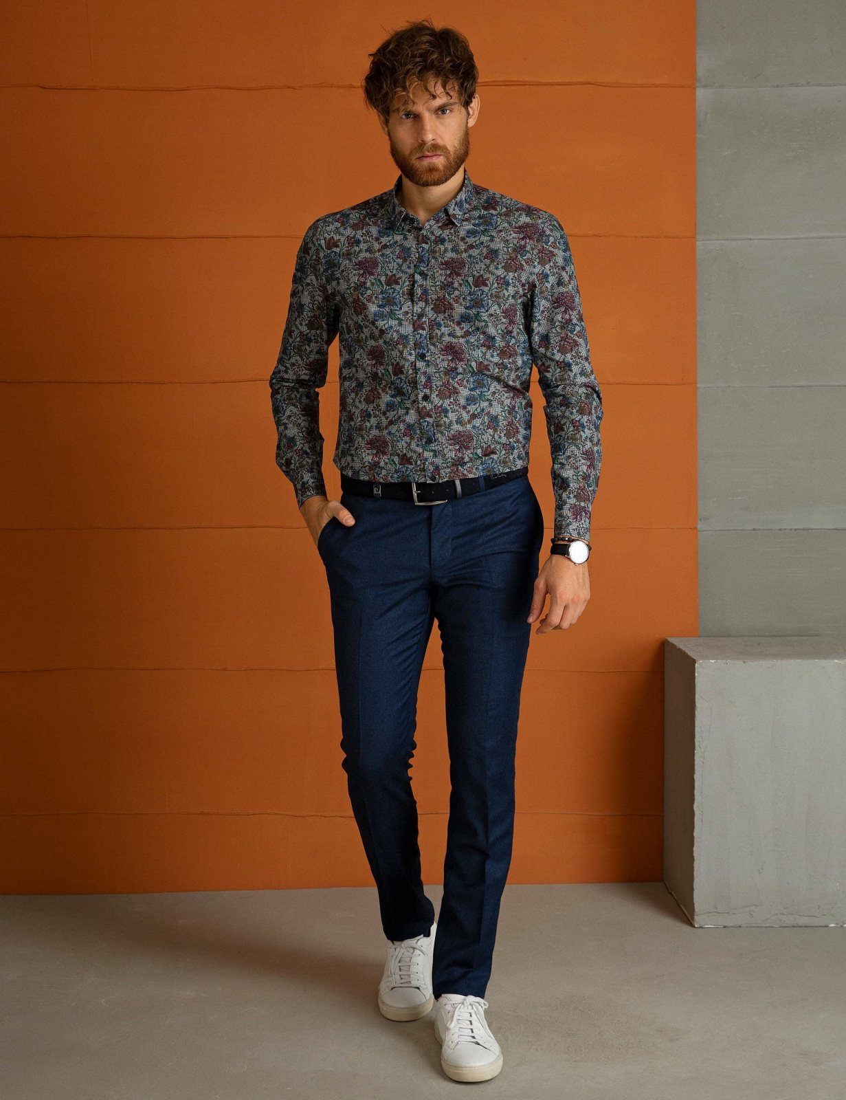Pierre Cardin Erkek Uzunkol Gömlek