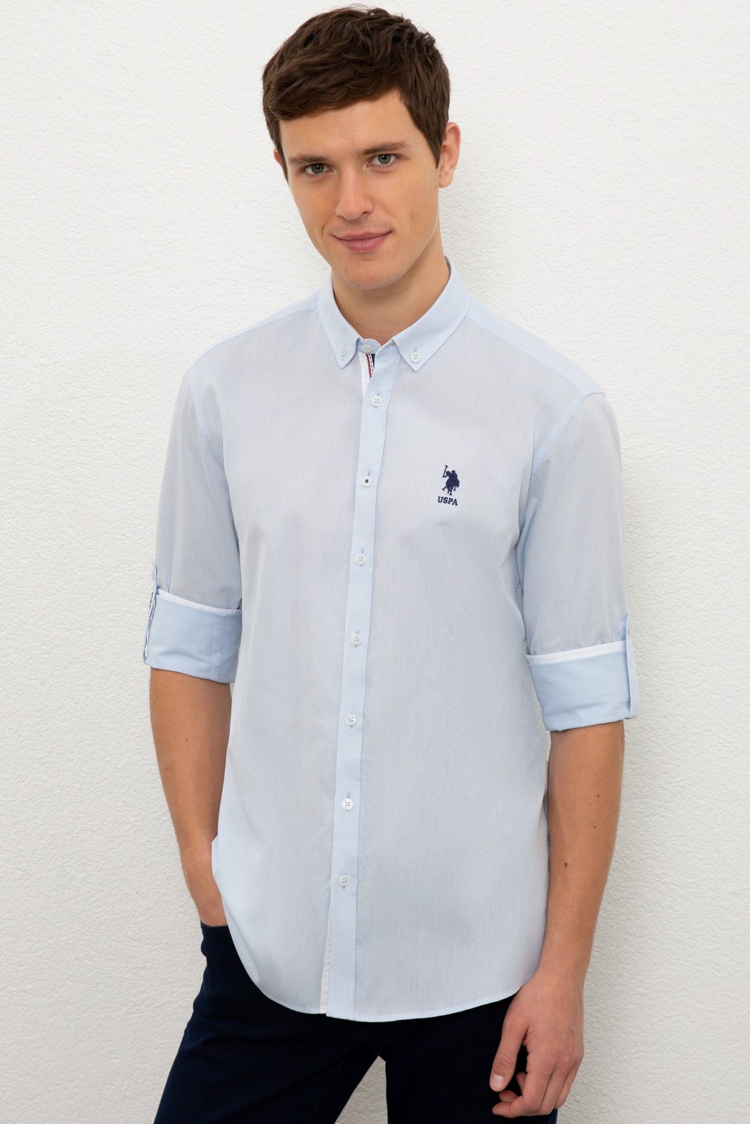 U.S. Polo Assn. Erkek Uzunkol Gömlek